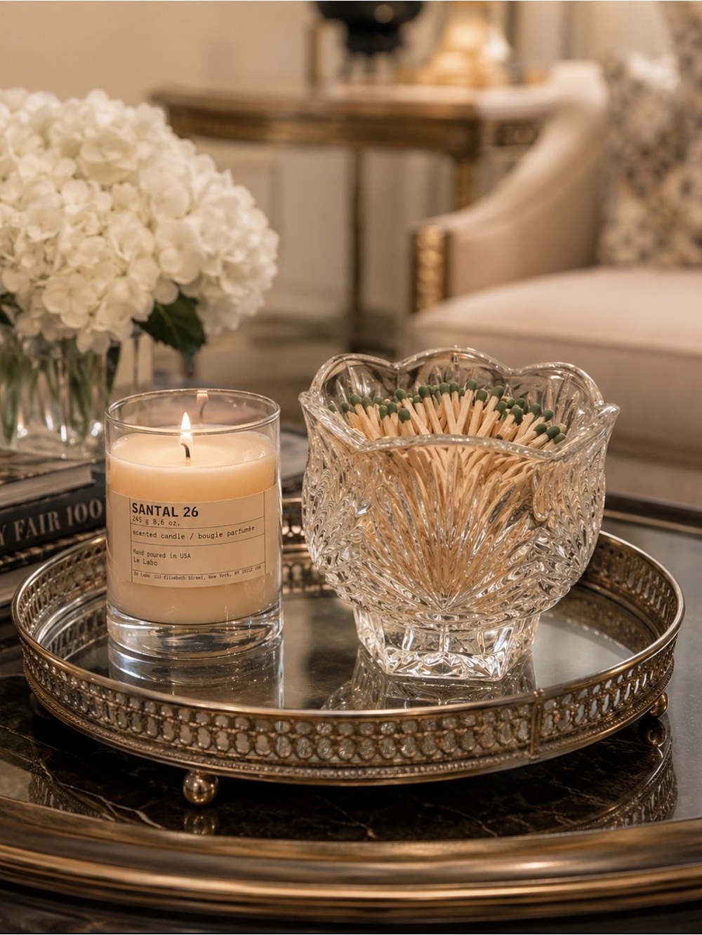 Crystal Clear Industries Carolyn full lead crystal votive candle holder/Bud